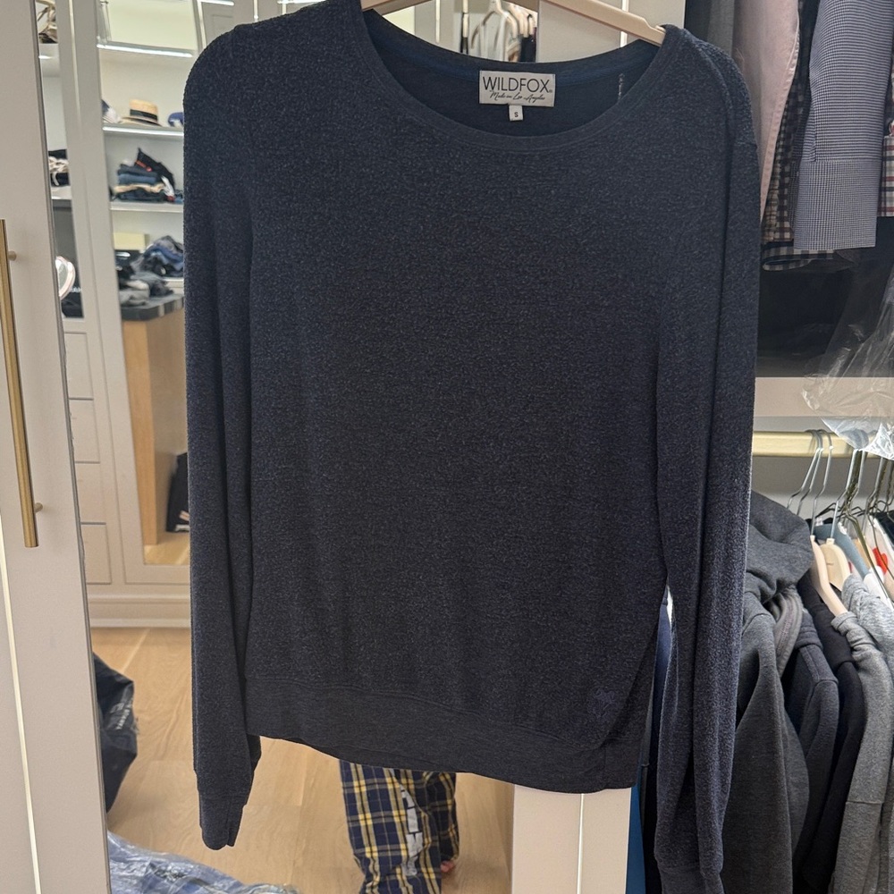 Wildfox Charcoal Knit Pullover